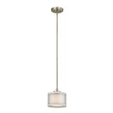 1 Light Small Pendant 16 Inch Tall by Dolan - 1271