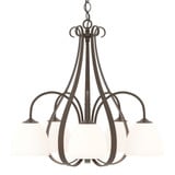 Sweeping Taper 5 Light Medium Chandelier by Hubbardton Forge 101445 - 101445