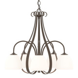 Sweeping Taper 5 Light Medium Chandelier by Hubbardton Forge 101445 - 101445