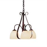 Sweeping Taper 3 Light Small Chandelier by Hubbardton Forge 101441 - 101441