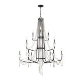 Barcelona 12 Light Oversized 3 Tier Chandelier by Varaluz - 270C12