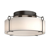Bow 4 Light Metal 19.6 Inch Wide Semi Flush Mount by Hubbardton Forge - 121145HF