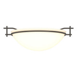 Moonband 1 Light 11.4 Inch Wide Metal Semi Flush Mount by Hubbardton Forge - 124251HF