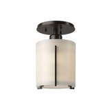 Exos 1 Light 6 Inch Wide Metal Semi Flush Mount by Hubbardton Forge - 123775HF