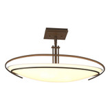 Mackintosh 2 Light 8 Inch Wide Semi Flush Mount by Hubbardton Forge - 124341