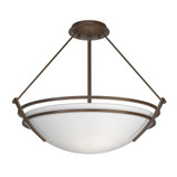 Tryne 3 Light 18 Inch Wide Semi Flush Mount by Hubbardton Forge - 124432
