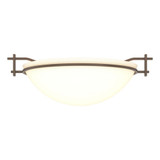 Moonband 1 Light 11.4 Inch Wide Semi Flush Mount by Hubbardton Forge - 124251
