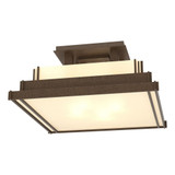 Steppe 4 Light Small Semi Flush Mount by Hubbardton Forge - 123705