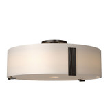 Impressions 3 Light 18 Inch Wide Drum Semi Flush Mount by Hubbardton Forge - 126751HF