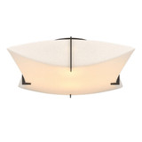 Bento 2 Light Metal 17.8 Inch Wide Semi Flush Mount by Hubbardton Forge - 126620HF