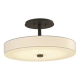 Disq 23W 1 LED Contemporary Semi Flush Mount by Hubbardton Forge - 126803HF