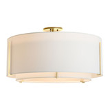 Exos 3 Light 29.3 Inch Wide Metal Semi Flush Mount by Hubbardton Forge - 126505HF