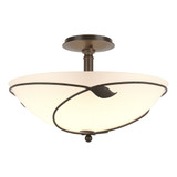 Leaf 3 Light 16 Inch Wide Semi Flush Mount by Hubbardton Forge - 126732