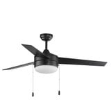 Trio 3 Blade Hugger Ceiling Fan 19 Inches Tall and 52 Inches Wide by Maxim  - 89906FT