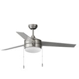 Trio 3 Blade Hugger Ceiling Fan 19 Inches Tall and 52 Inches Wide by Maxim - 89906FT