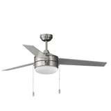 Trio 3 Blade Hugger Ceiling Fan 19 Inches Tall and 52 Inches Wide by Maxim - 89906FT