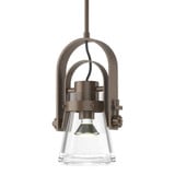 Erlenmeyer 1 Light Small Pendant 13.5 Inch Tall by Hubbardton Forge - 187200HF