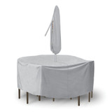92 Inch Round Bar Table and Chair Cover by Protective Covers - 1342B