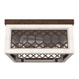 Chevron 2 Light 11 Inch Wide Flush Mount by Hunter Fans - CH2_199_FM