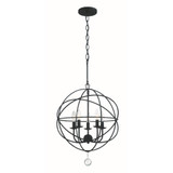 Solaris 5 Light Small Chandelier by Crystorama - 9224