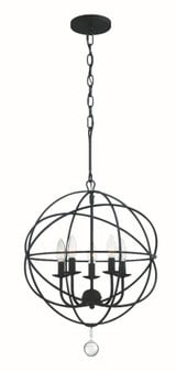 Solaris 5 Light Small Chandelier by Crystorama - 9224