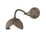 Brooklyn 1 Light Wall Sconce 10.7 Inch Length by Hubbardton Forge - 201377HF