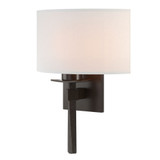 Beacon Hall 1 Light Metal Wall Sconce 13 Inch Tall by Hubbardton Forge - 204826HF