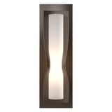 Dune 1 Light Hourglass Wall Sconce 15.6 Inch Tall by Hubbardton Forge - 204790