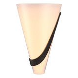 Half Cone 2 Light White Opal Glass Wall Sconce by Hubbardton Forge - 206563RHF