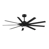 Odyn Custom 9 Blade Ceiling Fan with Light Kit 64 Inches Wide by Fanimation - FPD8152BLW-64103