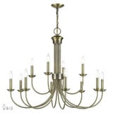 Estate 12 Light Oversized Chandelier by Livex - 42680