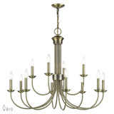 Estate 12 Light Oversized Chandelier by Livex - 42680