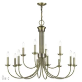 Estate 12 Light Oversized Chandelier by Livex - 42680