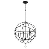 Solaris 6 Light Medium Chandelier by Crystorama - 9226