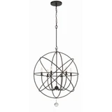 Solaris 6 Light Large Chandelier by Crystorama - 9228