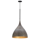 Fleur 1 Light Pendant 21 Inch Tall and 16.5 Inch Wide by Maxim - 10913