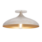 Fleur 1 Light Flush Mount 6 Inch Tall and 15.5 Inch Wide by Maxim - 10910
