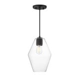 Geode 1 Light Small Pendant 13 Inch Tall and 8.7 Inch Wide by Maxim - 21335