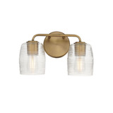 Honey 2 Light Wall Sconce 8.25 Inch Tall and 14 Inch Wide by Maxim - 21412