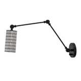 Shaka 1 Light Swing Arm Wall Sconce 6.5 Inch Tall and 17.5 Inch Wide by Maxim - 29120