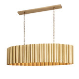 Allegra 5 Light Linear Pendant 12 Inch Tall and 23.75 Inch Wide by Maxim - 39136
