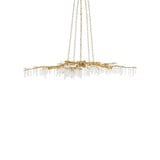 Forest Light 10 Light Oversized Chandelier by Currey Company - 9000-0-10C