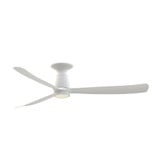 Kute Flush Ceiling Fan with Knurled Light Kit 60 Inch Wide by Fanimation - FPD8560-KLK-F
