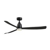 Kute Ceiling Fan with Knurled Light Kit 14.48 X 60 Inch Wide by Fanimation - FPD8560-KLK