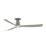 Kute 3 Blade Flush Ceiling Fan with DW Light Kit 60 Inch Wide by Fanimation - FPD8560-F