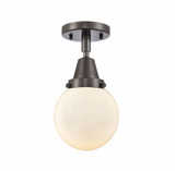 Beacon 1 Light Flush Mount 10.75 Inch Tall and 6 Inch Wide by Innovations - 447-1C-G20-6