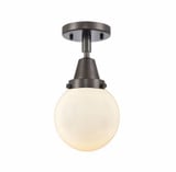Beacon 1 Light Flush Mount 10.75 Inch Tall and 6 Inch Wide by Innovations - 447-1C-G20-6