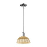 Natural Ballston Dome 1 Light Basket Stem Mini Pendant 9 by Innovations - 716-1S-NBD2-9_P