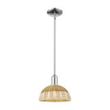 Natural Ballston Dome 1 Light Basket Stem Mini Pendant 9 by Innovations - 716-1S-NBD2-9_P