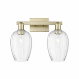 Preston 2 Light Bath Vanity 13.5 Inch Tall and 16 Inch Wide by Innovations - 716-2W-G457-6